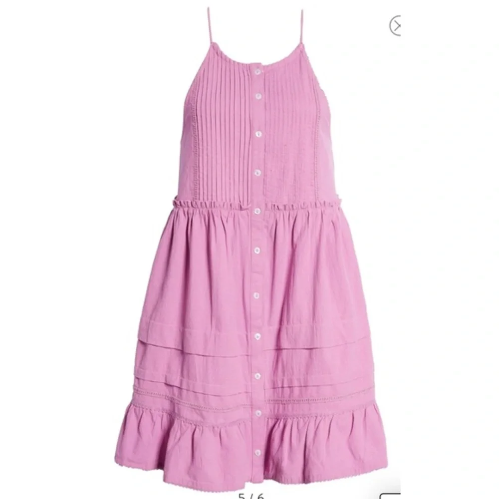 NEW Free People Dramatic Orchid Desert Days Mini Dress sz L